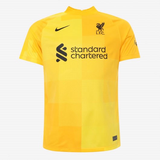 Tailandia Camiseta Liverpool Replica Segunda Ropa Portero 2021/22